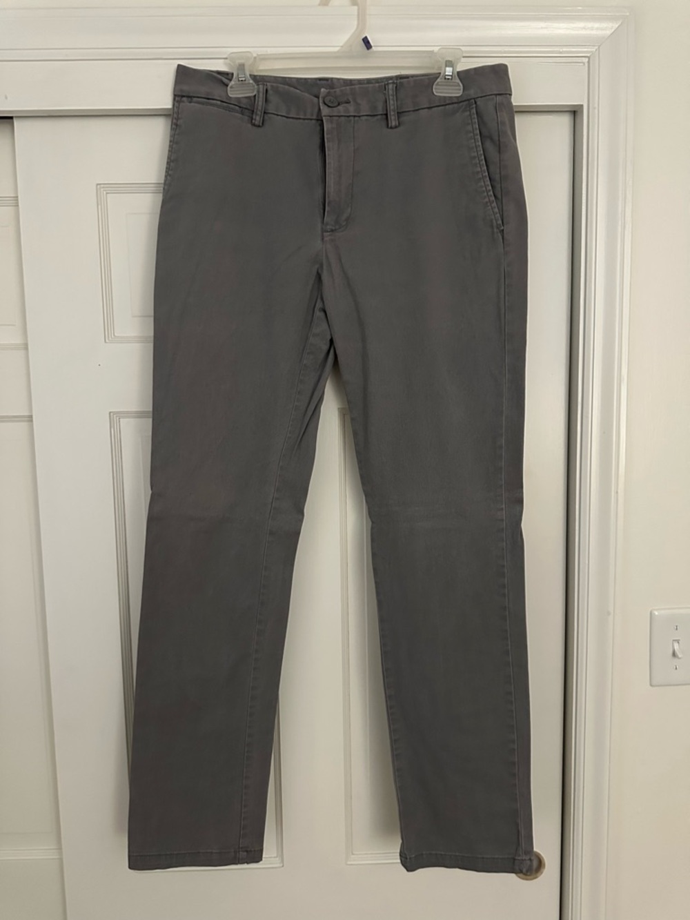 Old Navy Gray Straight Chino Pants